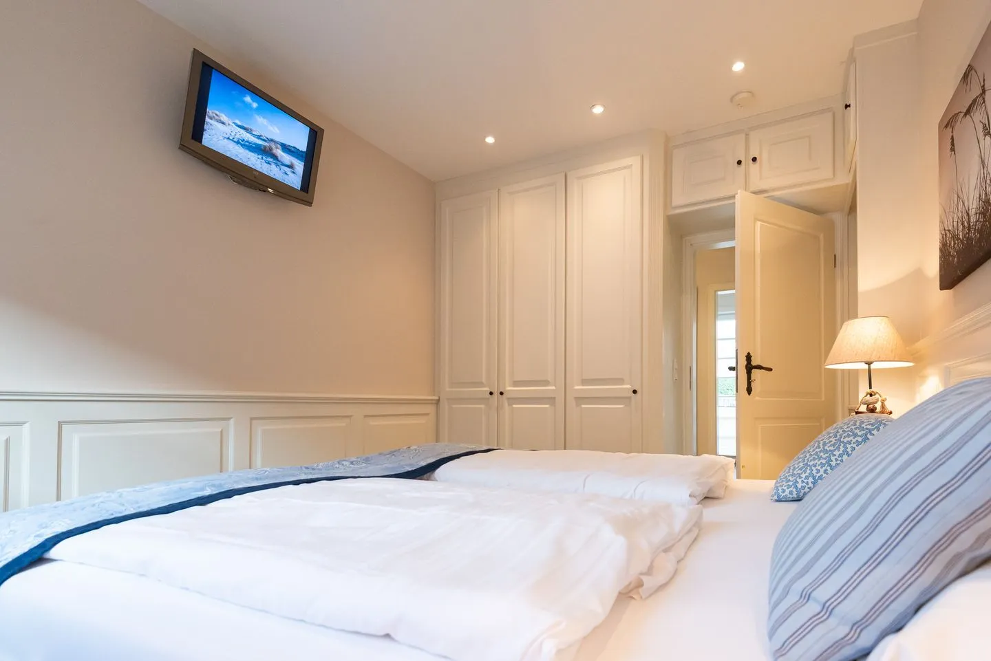 Haus Borelör, Whg. 1 Westerland - Bett