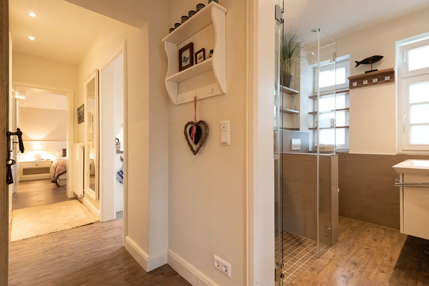 Haus Borelör, Whg. 1 Westerland - Badezimmer