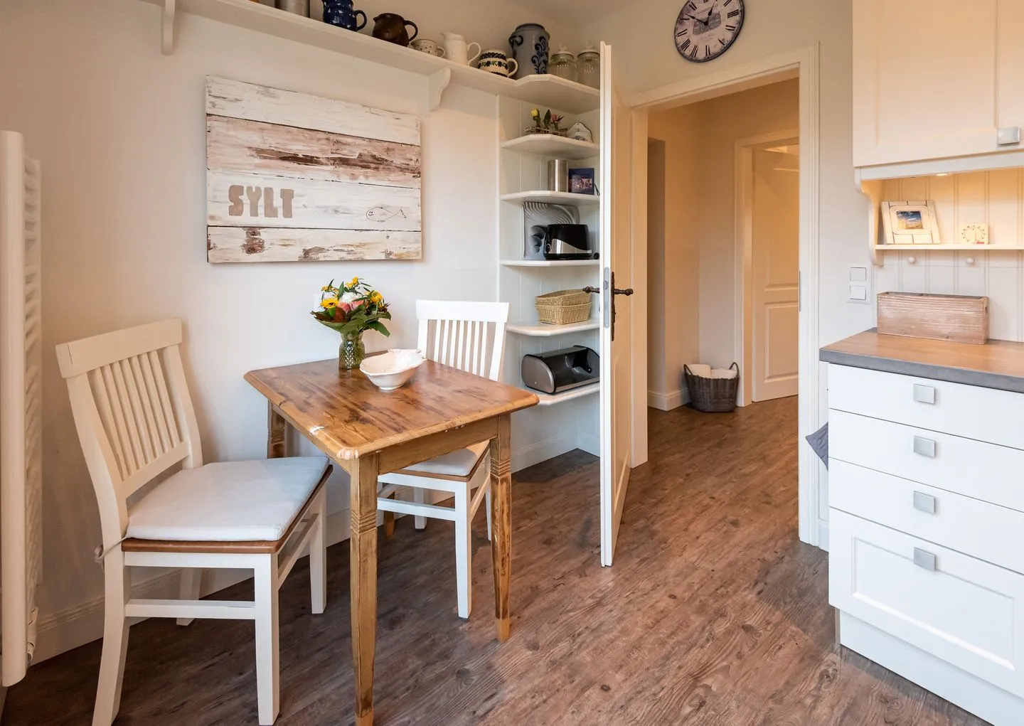 Haus Borelör, Whg. 1 Westerland - Küche / Küchenzeile