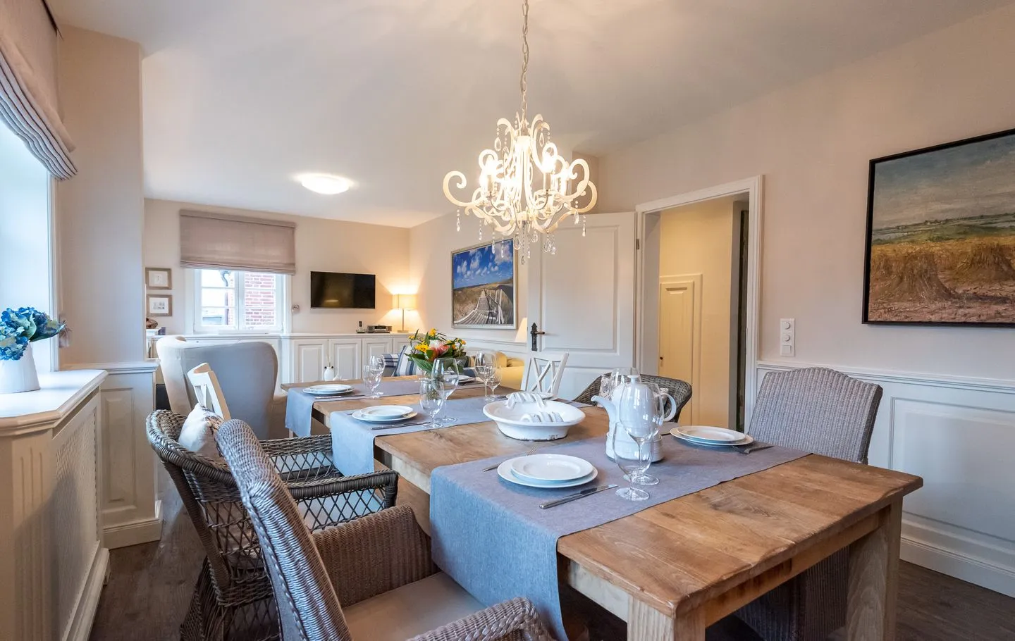 Haus Borelör, Whg. 1 Westerland - Wohnzimmer