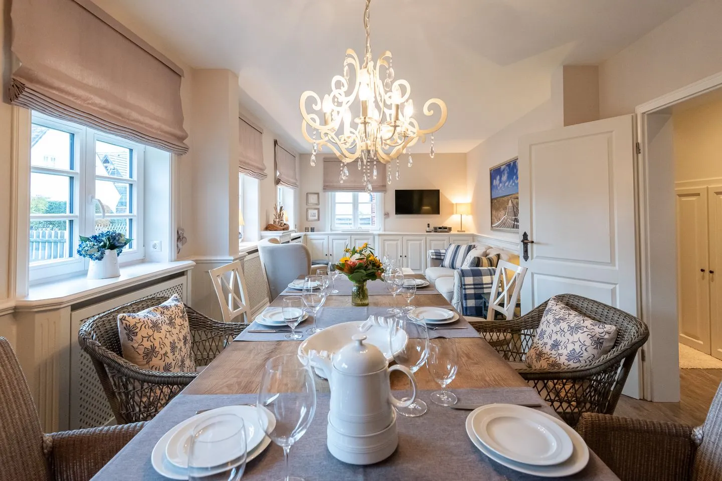 Haus Borelör, Whg. 1 Westerland - Wohnzimmer