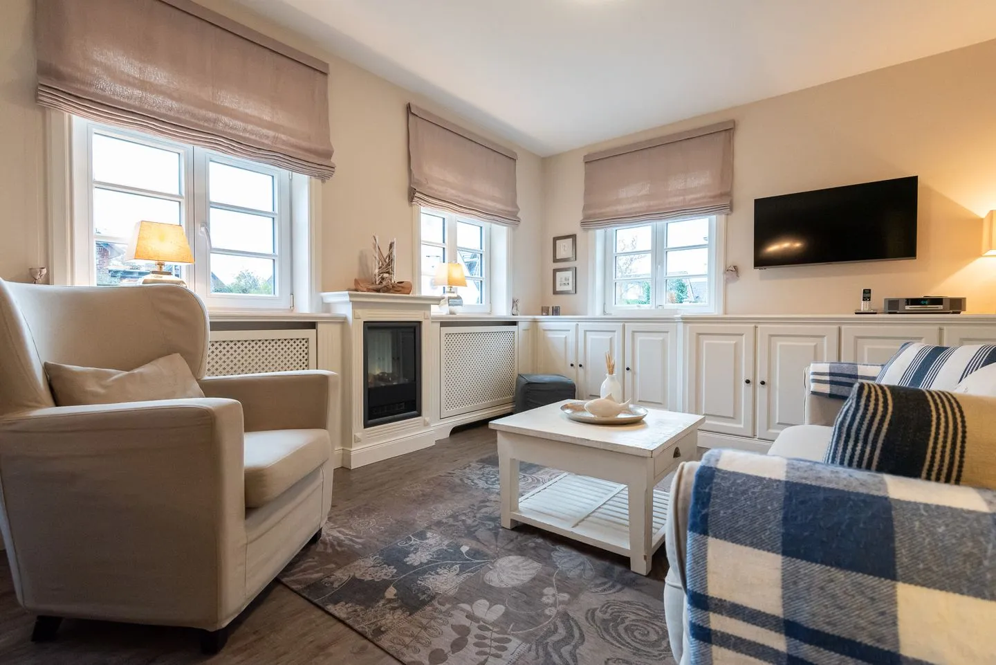 Haus Borelör, Whg. 1 Westerland - Wohnzimmer