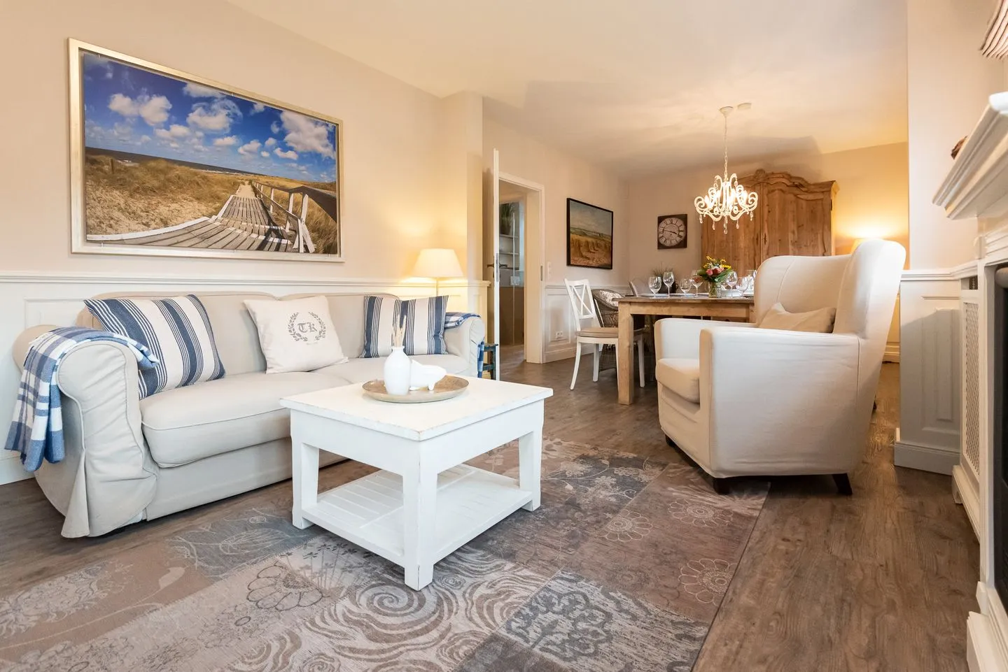 Haus Borelör, Whg. 1 Westerland - Wohnzimmer