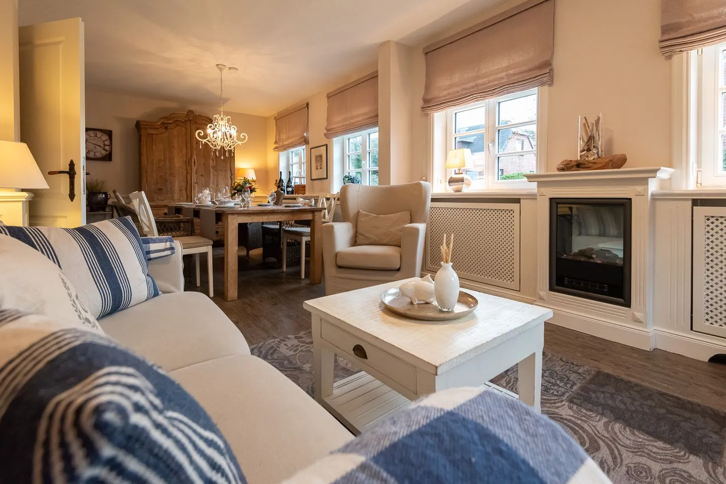 Haus Borelör, Whg. 1 Westerland - Wohnzimmer