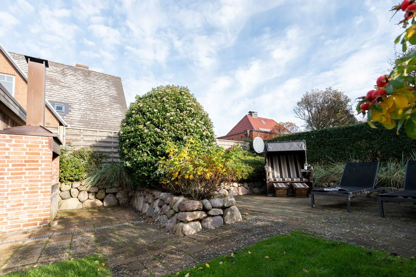 Haus Borelör, Whg. 1 Westerland - Terrasse