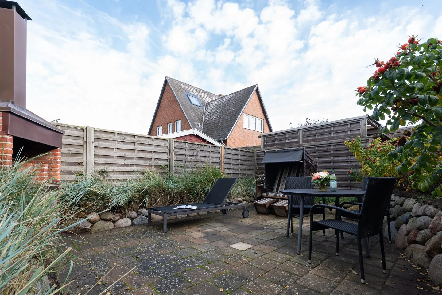 Haus Borelör, Whg. 2 Westerland - Terrasse