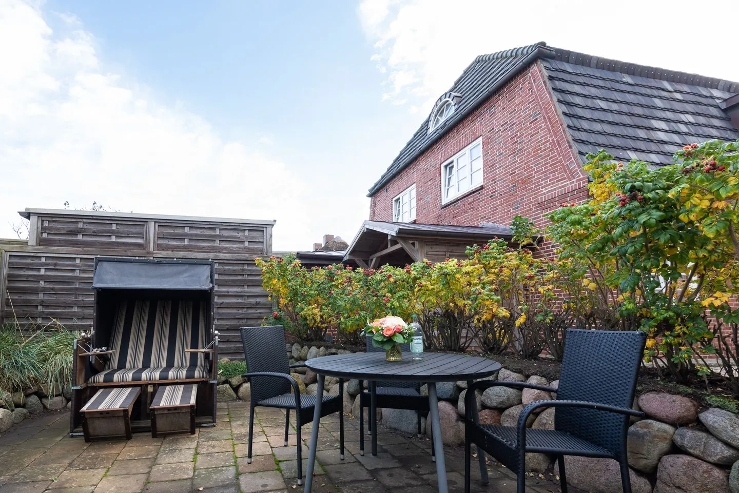Haus Borelör, Whg. 2 Westerland - Terrasse