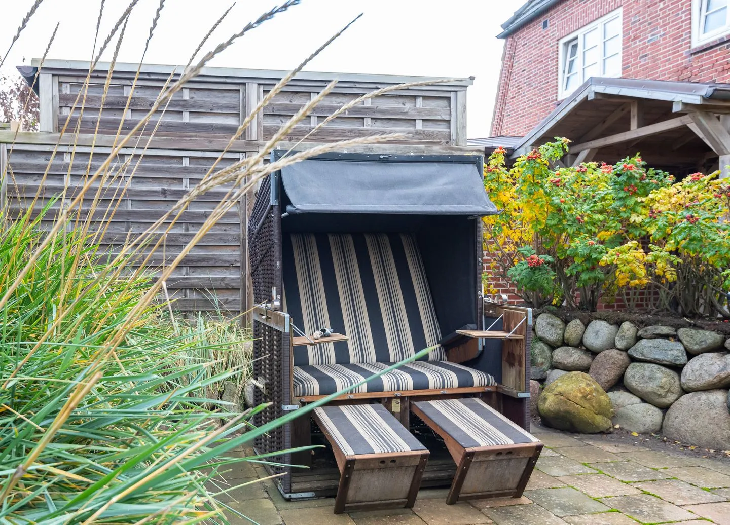 Haus Borelör, Whg. 2 Westerland - Terrasse