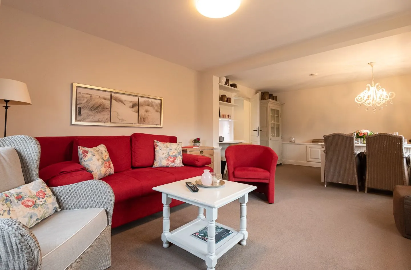 Haus Borelör, Whg. 2 Westerland - Wohnzimmer