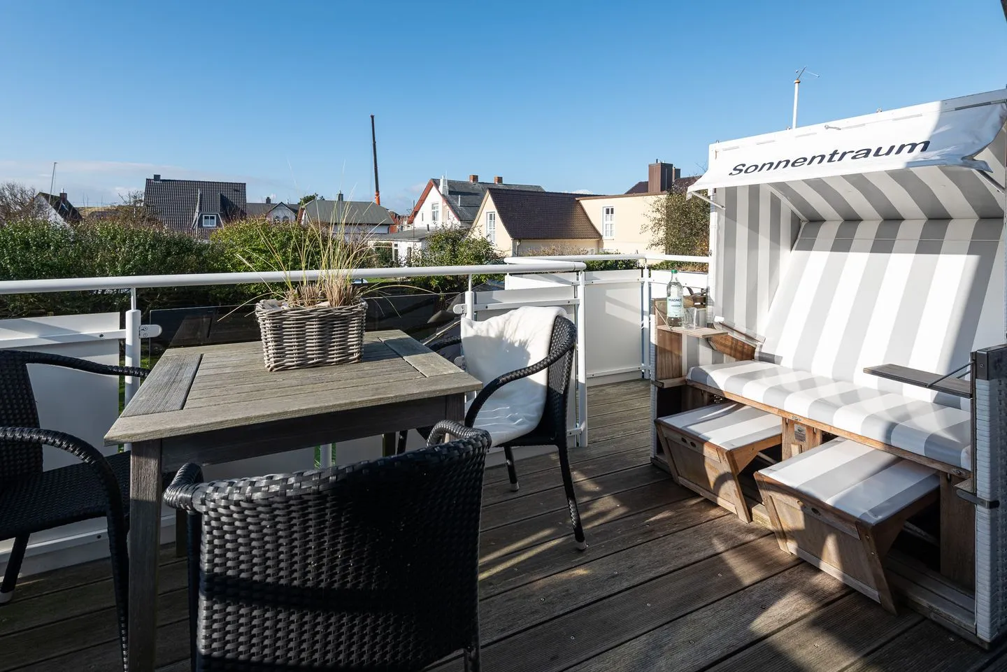 Haus Sonnentraum, Whg. 2 Westerland - Terrasse
