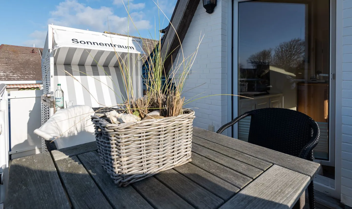 Haus Sonnentraum, Whg. 2 Westerland - Terrasse