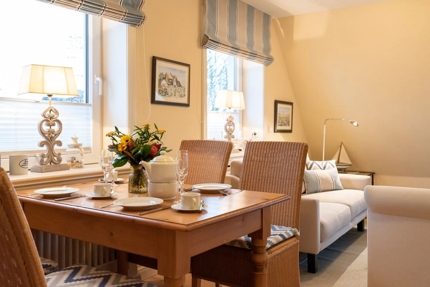 Haus Sonnentraum, Whg. 2 Westerland - Wohnzimmer