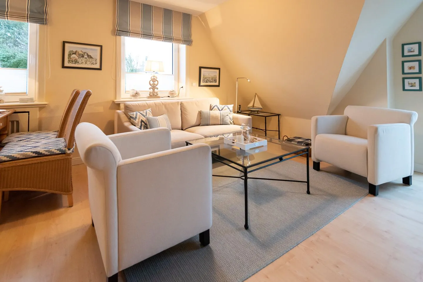 Haus Sonnentraum, Whg. 2 Westerland - Wohnzimmer