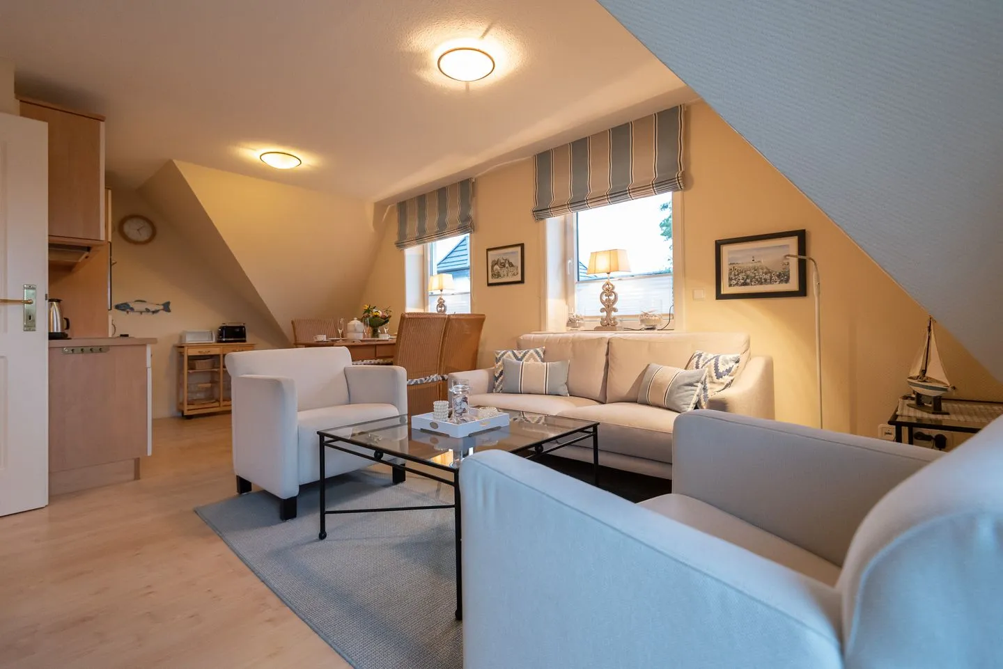 Haus Sonnentraum, Whg. 2 Westerland - Wohnzimmer