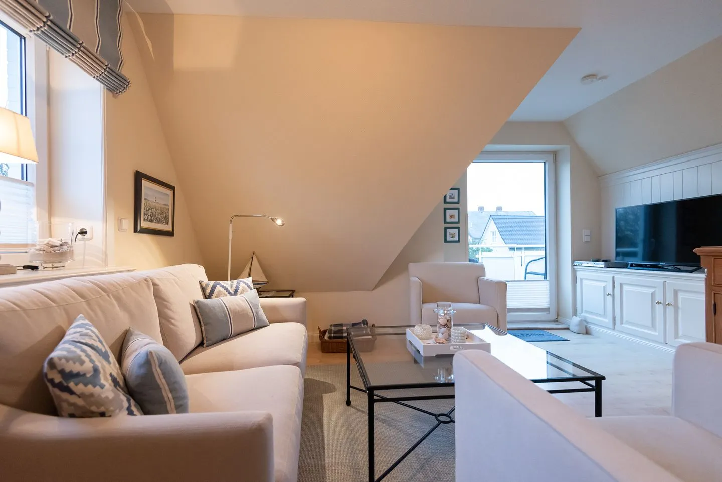 Haus Sonnentraum, Whg. 2 Westerland - Wohnzimmer