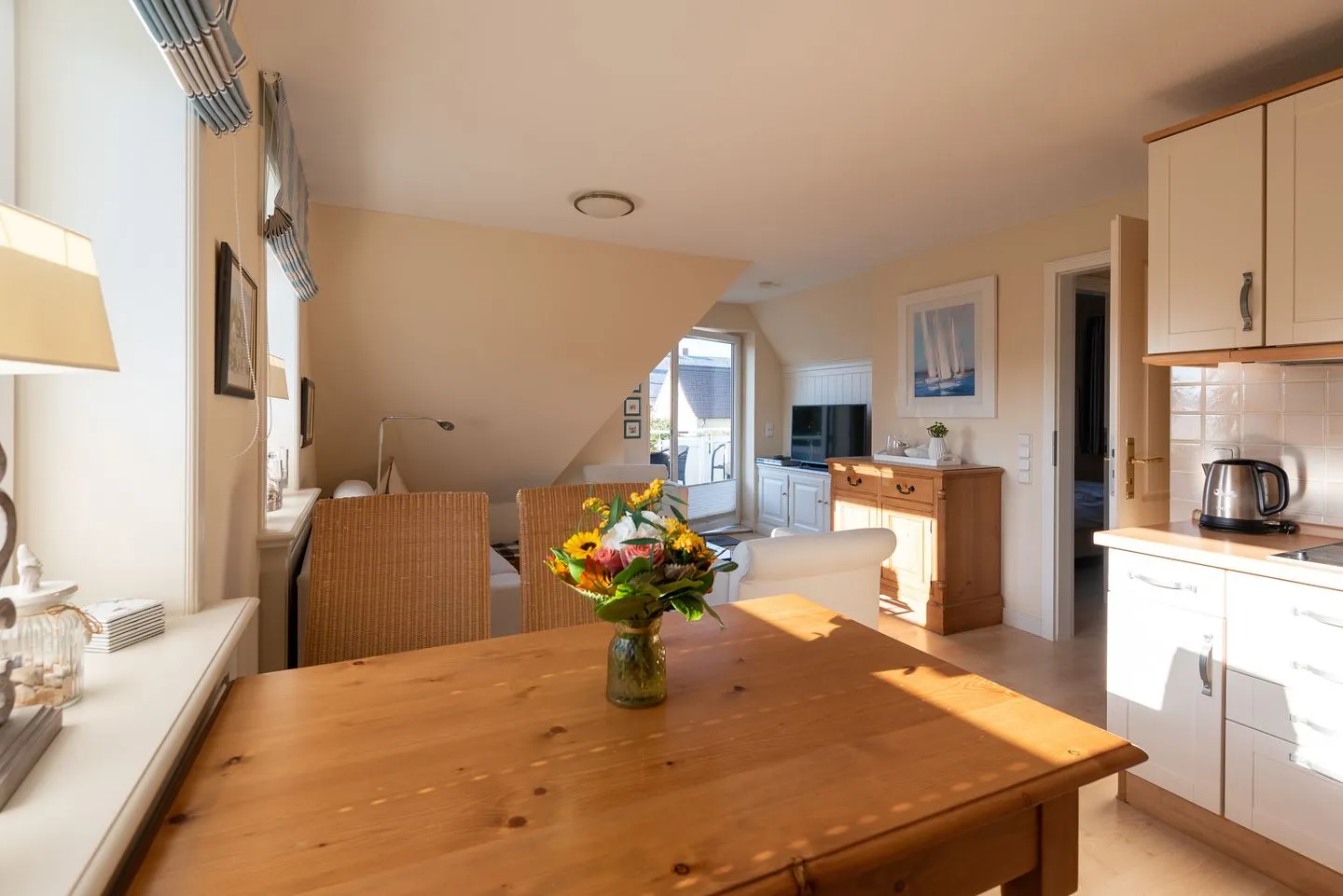 Haus Sonnentraum, Whg. 2 Westerland - Wohnzimmer