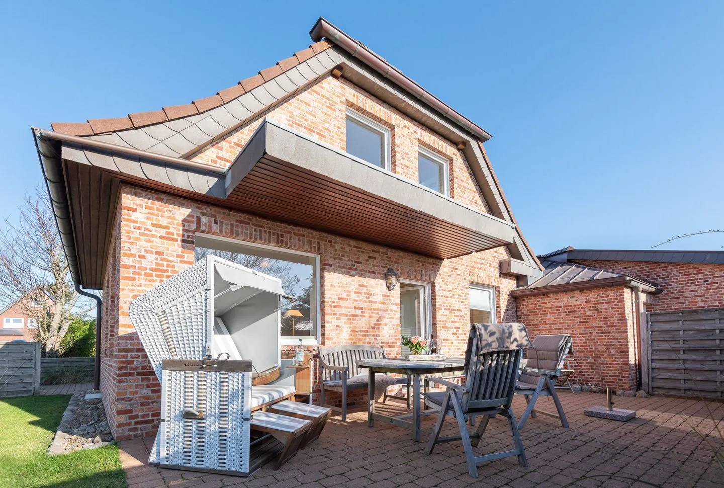 Haus Sonnenstrahl, Whg. 1 Westerland - Terrasse