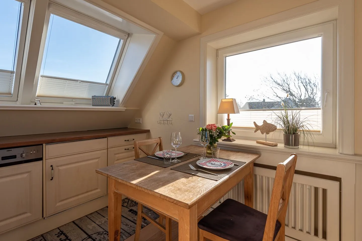 Haus Sonnenstrahl, Whg. 2 Westerland - Wohnzimmer