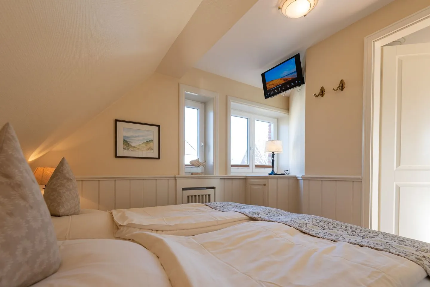 Haus Sonnenstrahl, Whg. 2 Westerland - Bett