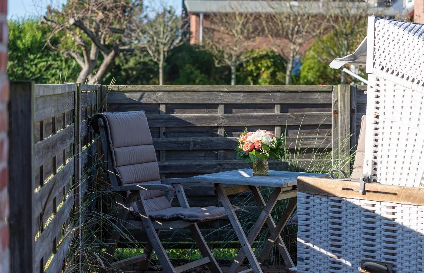 Haus Sonnenstrahl, Whg. 2 Westerland - Terrasse