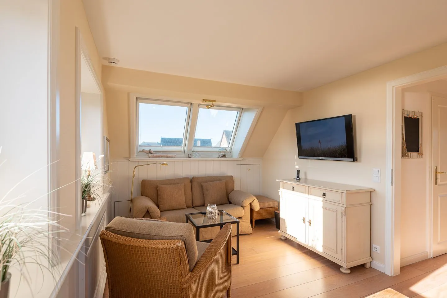 Haus Sonnenstrahl, Whg. 2 Westerland - Wohnzimmer