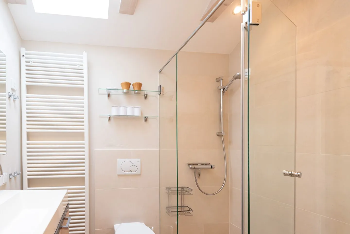 Haus Sonnenstrahl, Strandhaus Westerland - Badezimmer
