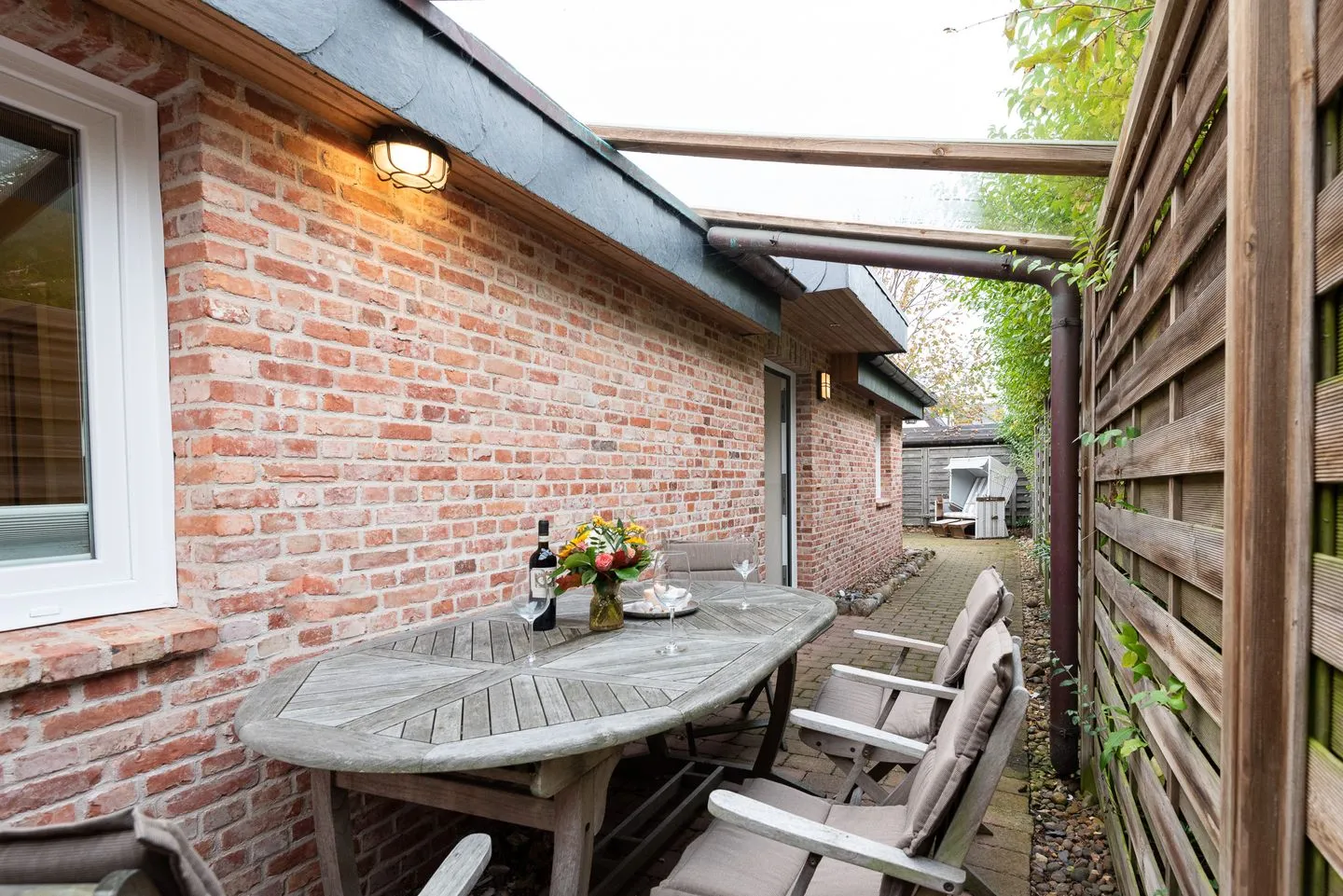 Haus Sonnenstrahl, Strandhaus Westerland - Terrasse
