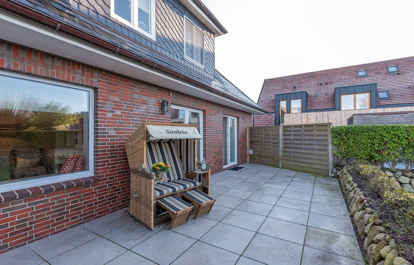 Haus Sönhüs, Whg. 1 Westerland - Terrasse