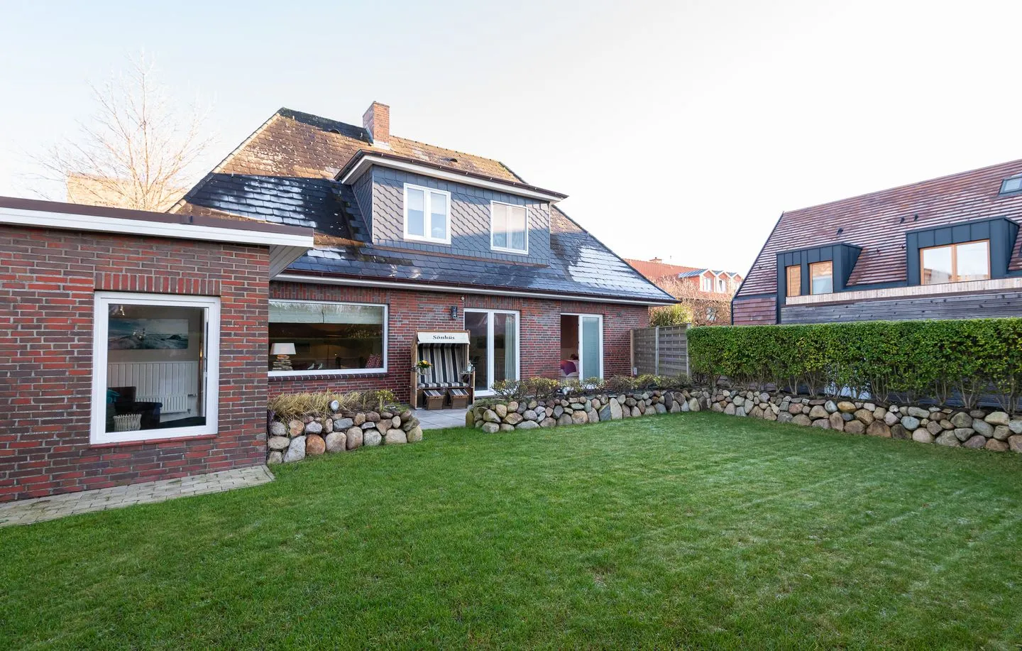 Haus Sönhüs, Whg. 1 Westerland - Gartenblick