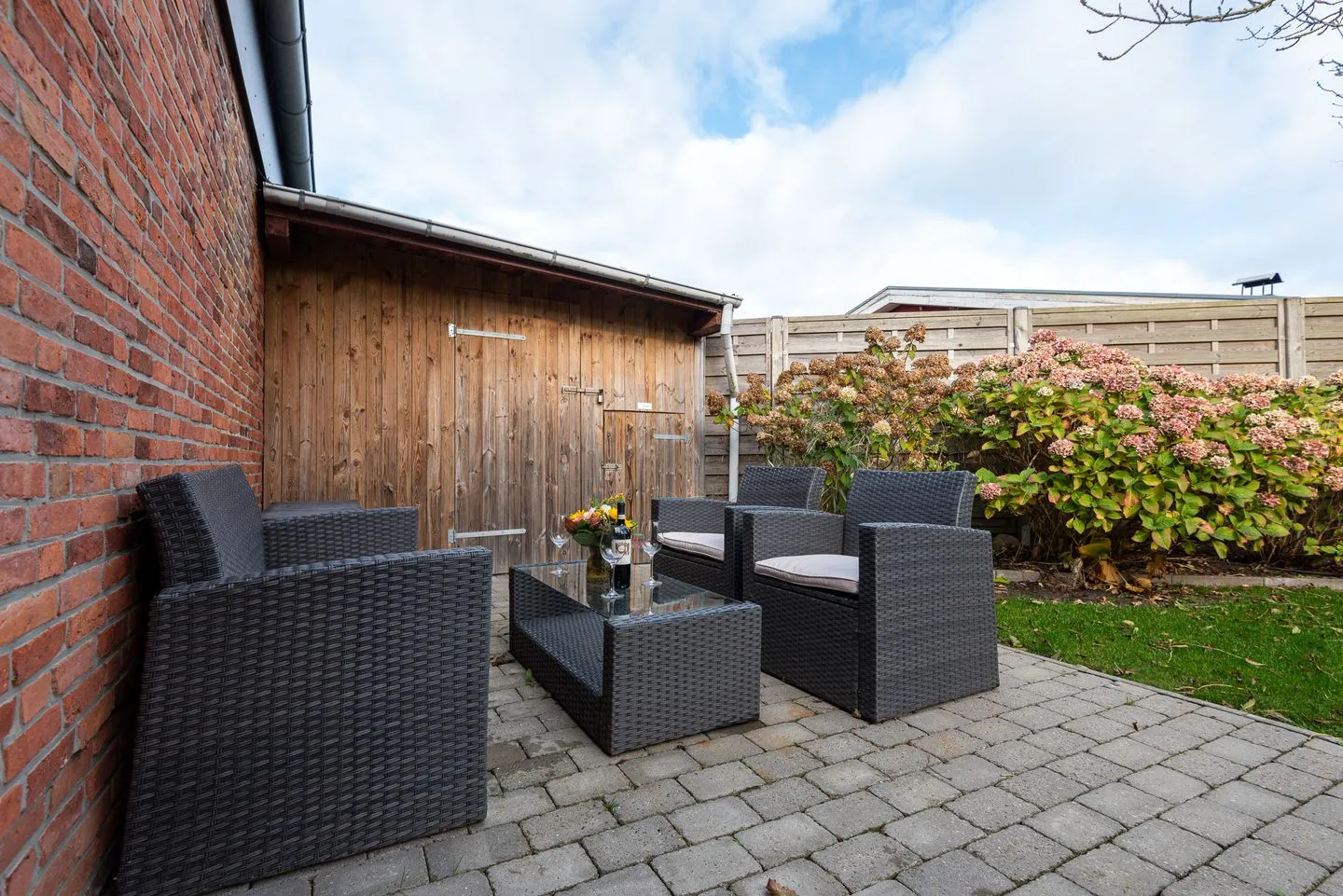 Haus Sönhüs, Whg. 1 Westerland - Terrasse