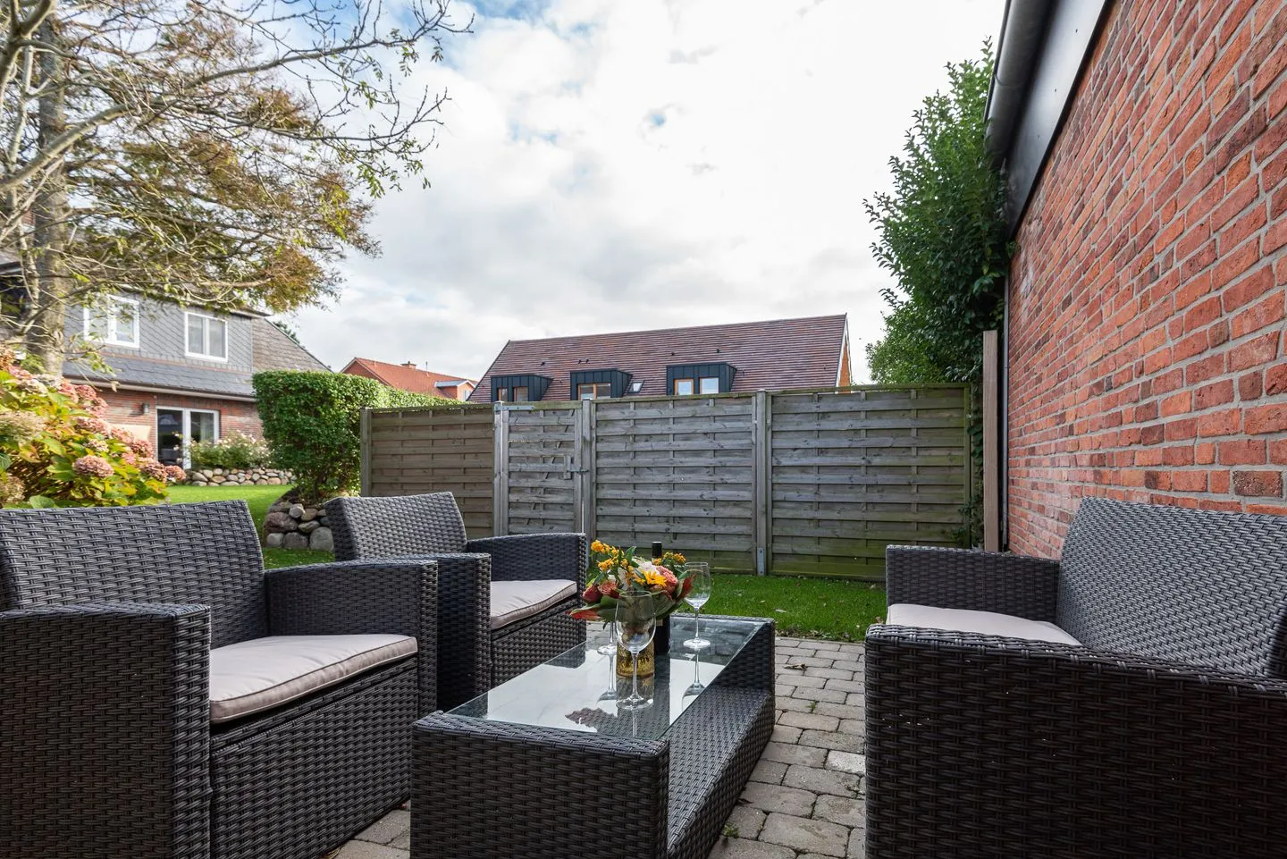 Haus Sönhüs, Whg. 1 Westerland - Terrasse