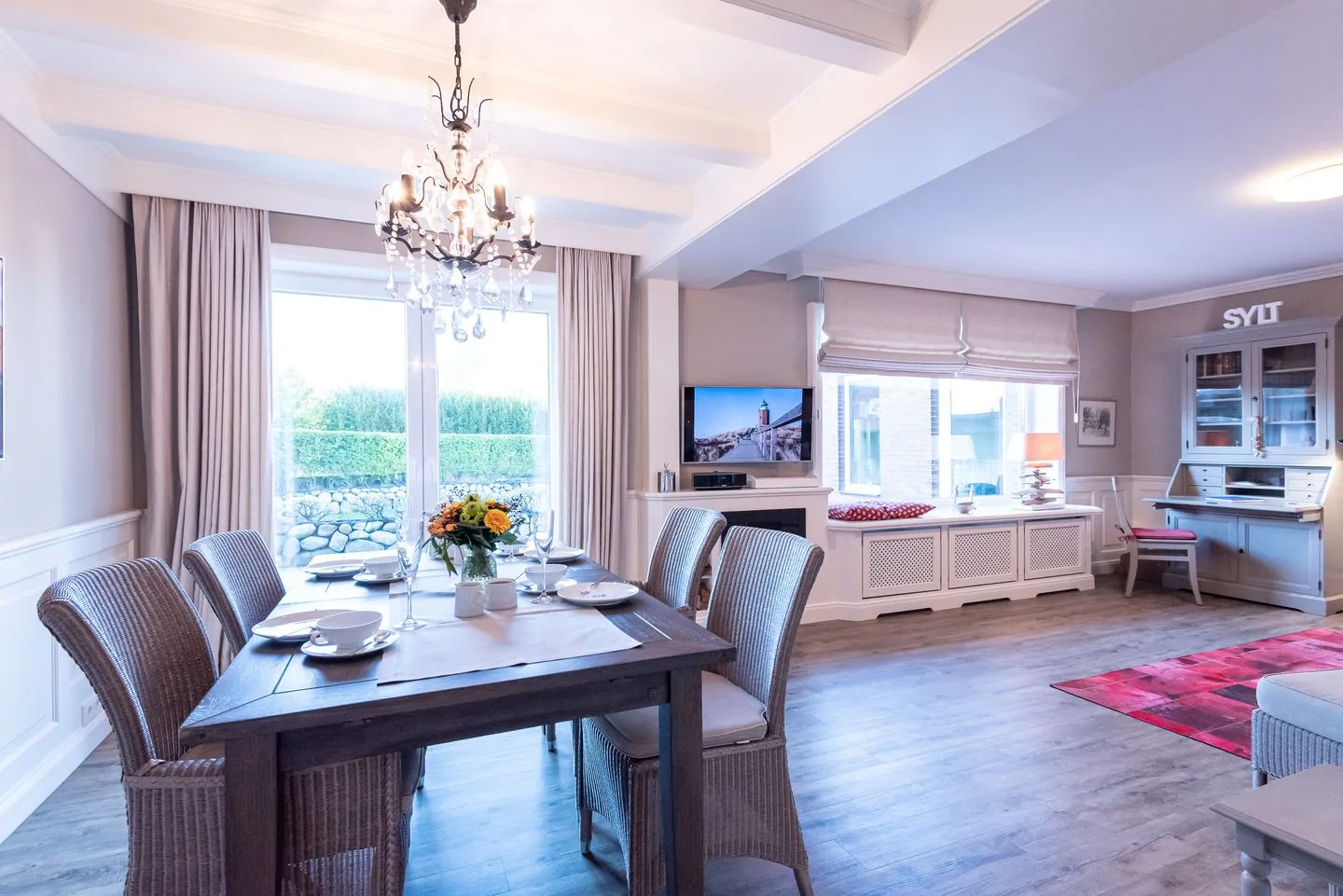 Haus Sönhüs, Whg. 1 Westerland - Wohnzimmer