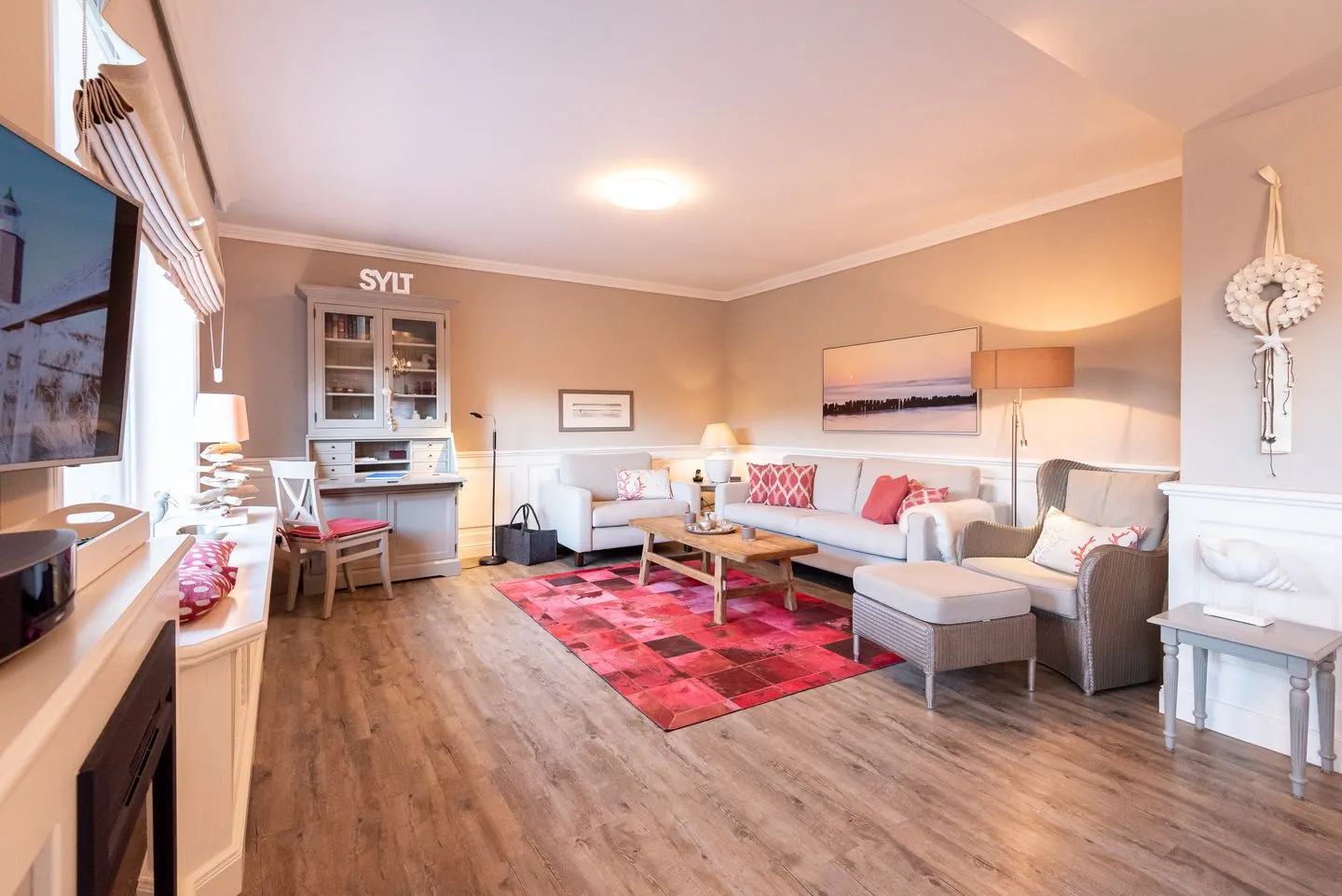 Haus Sönhüs, Whg. 1 Westerland - Wohnzimmer