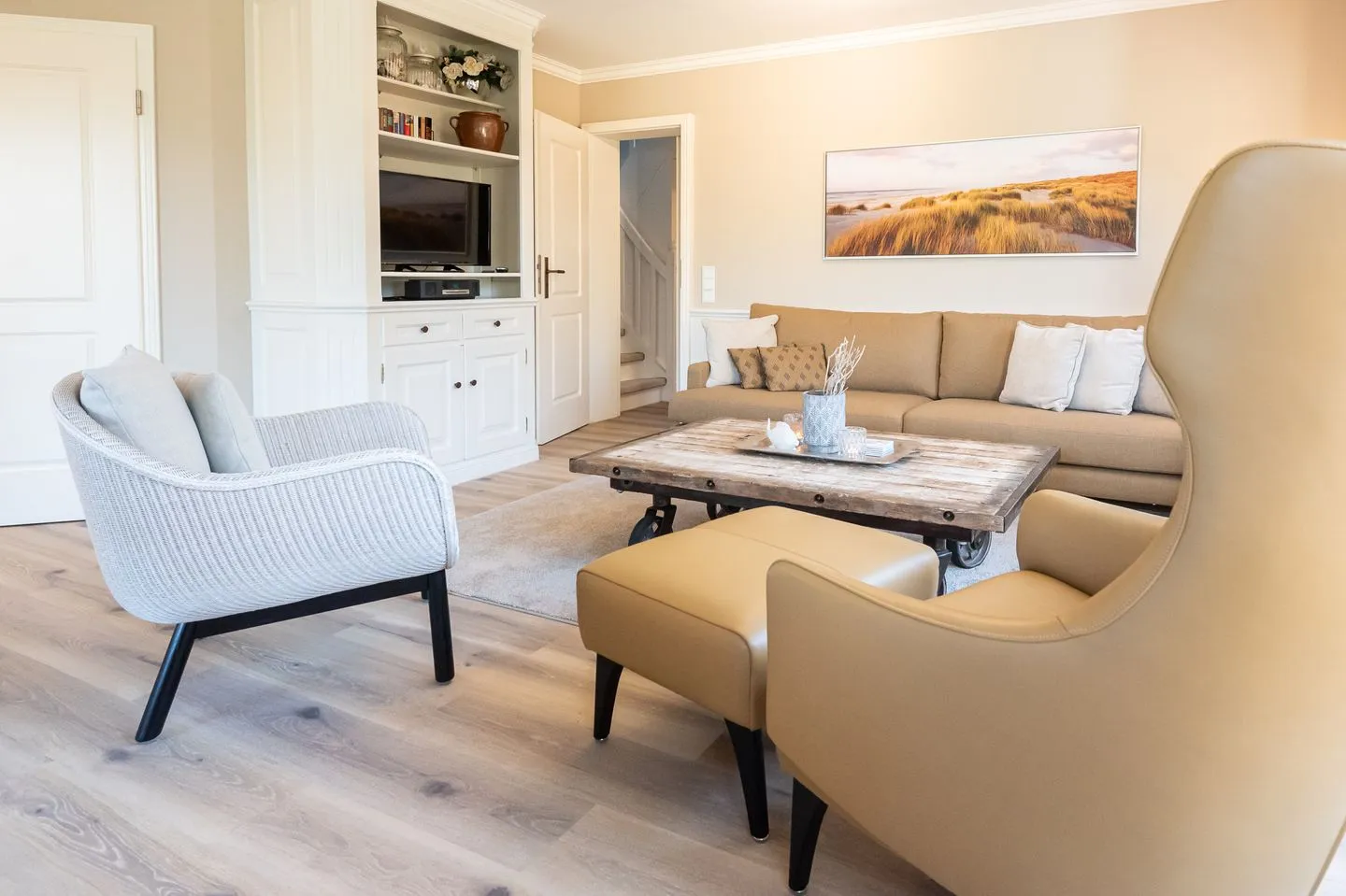 Haus Sonnentraum, Whg. 1 Westerland - Wohnzimmer