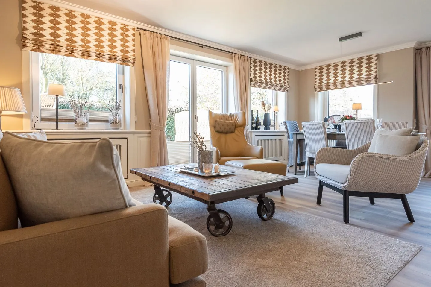 Haus Sonnentraum, Whg. 1 Westerland - Wohnzimmer