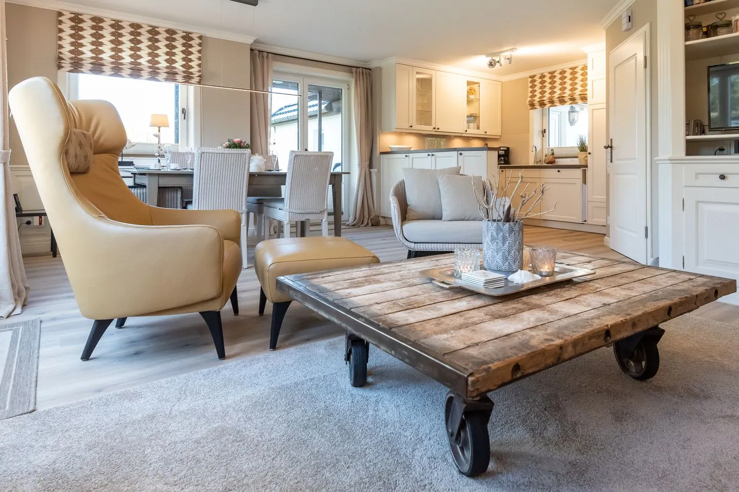 Haus Sonnentraum, Whg. 1 Westerland - Wohnzimmer
