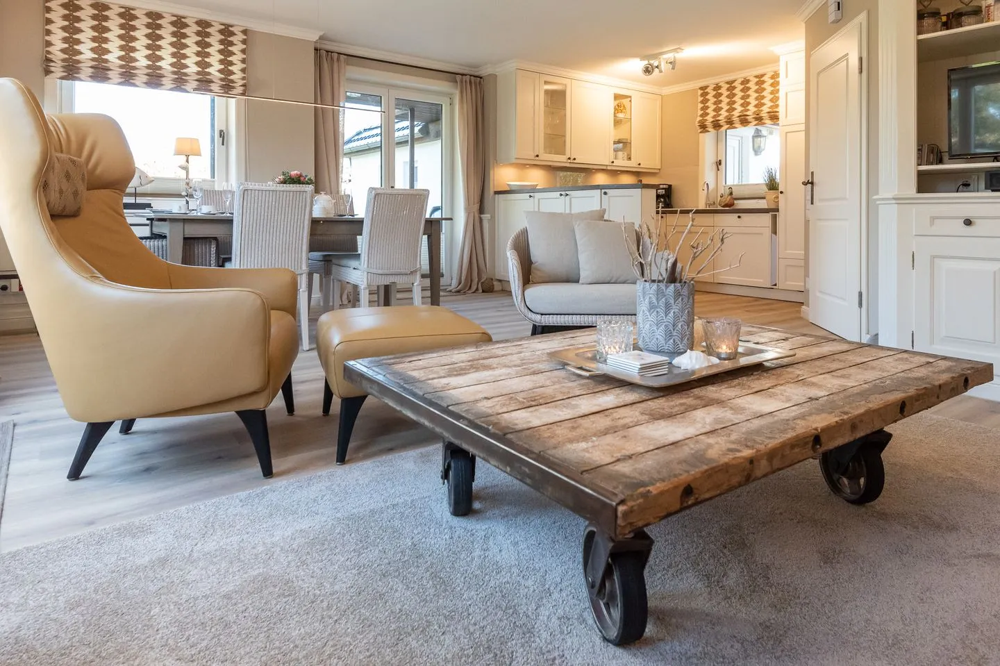 Haus Sonnentraum, Whg. 1 Westerland - Wohnzimmer