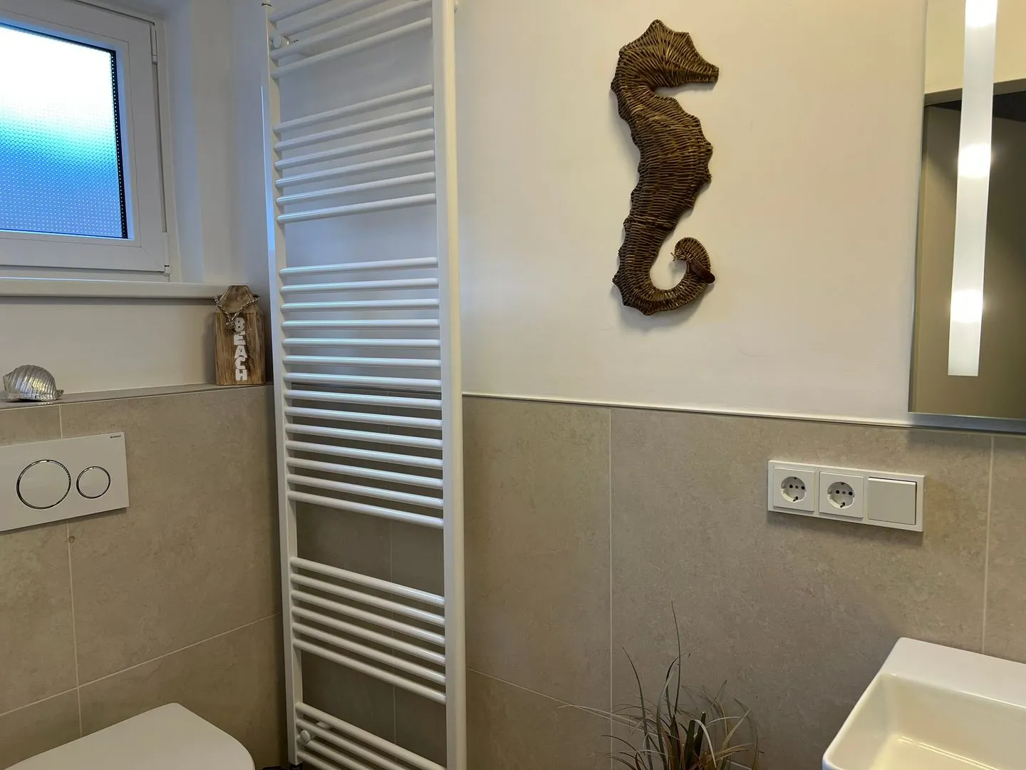 (MEI71) Ferienwohnung "Strandlust" Niendorf - Badezimmer