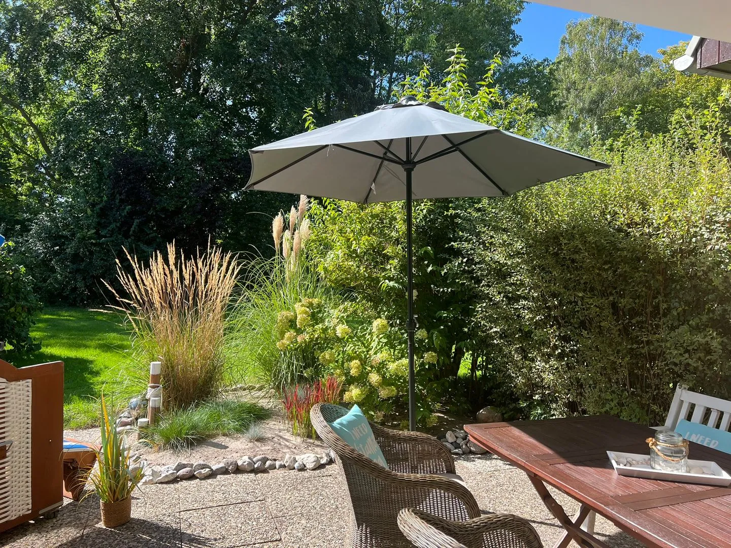 (MEI71) Ferienwohnung "Strandlust" Niendorf - Terrasse