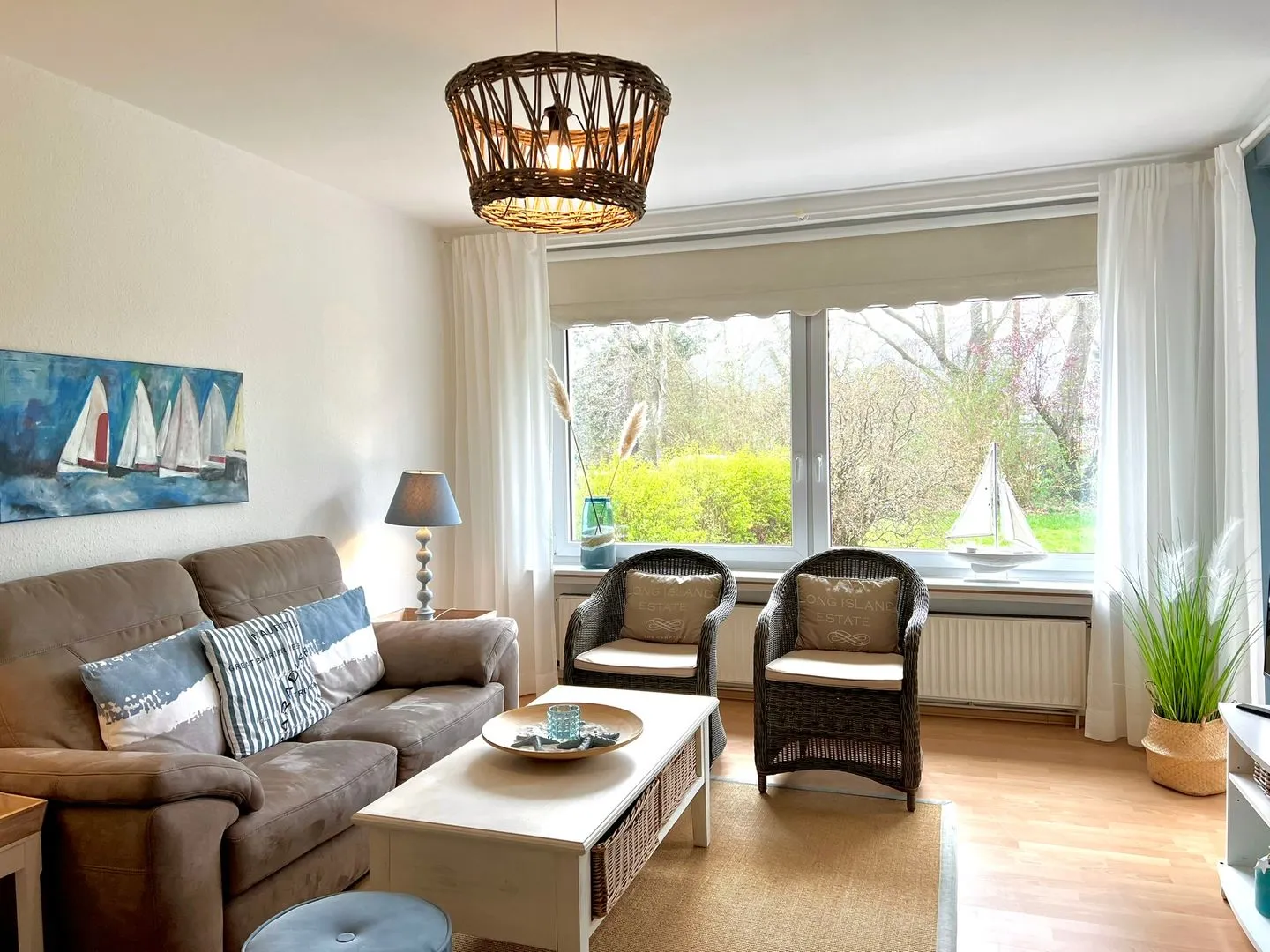 (MEI71) Ferienwohnung "Strandlust" Niendorf - Wohnzimmer