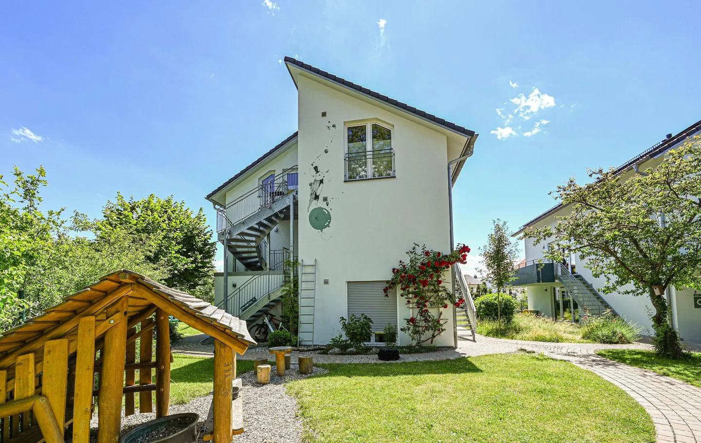 Apartment Gartenblick 7/5 EG mit überdachter Terrasse barrierefrei Bodensee - Hauptansicht