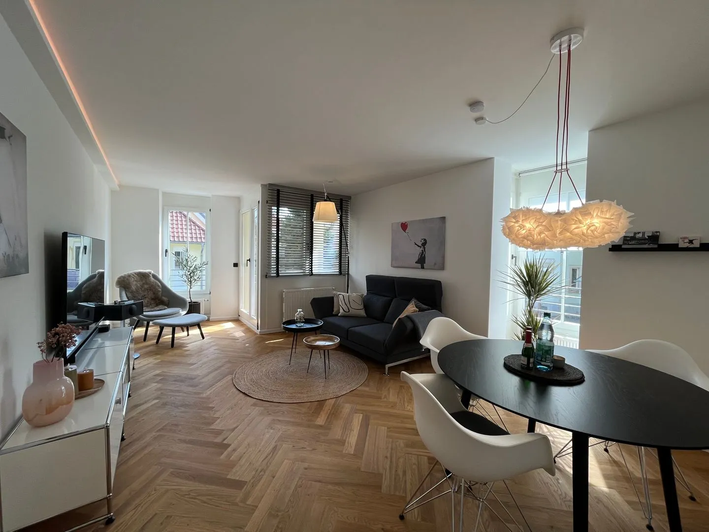 Wohnperle*Elboase*einzigartig*ruhig Dresden - Wohnzimmer