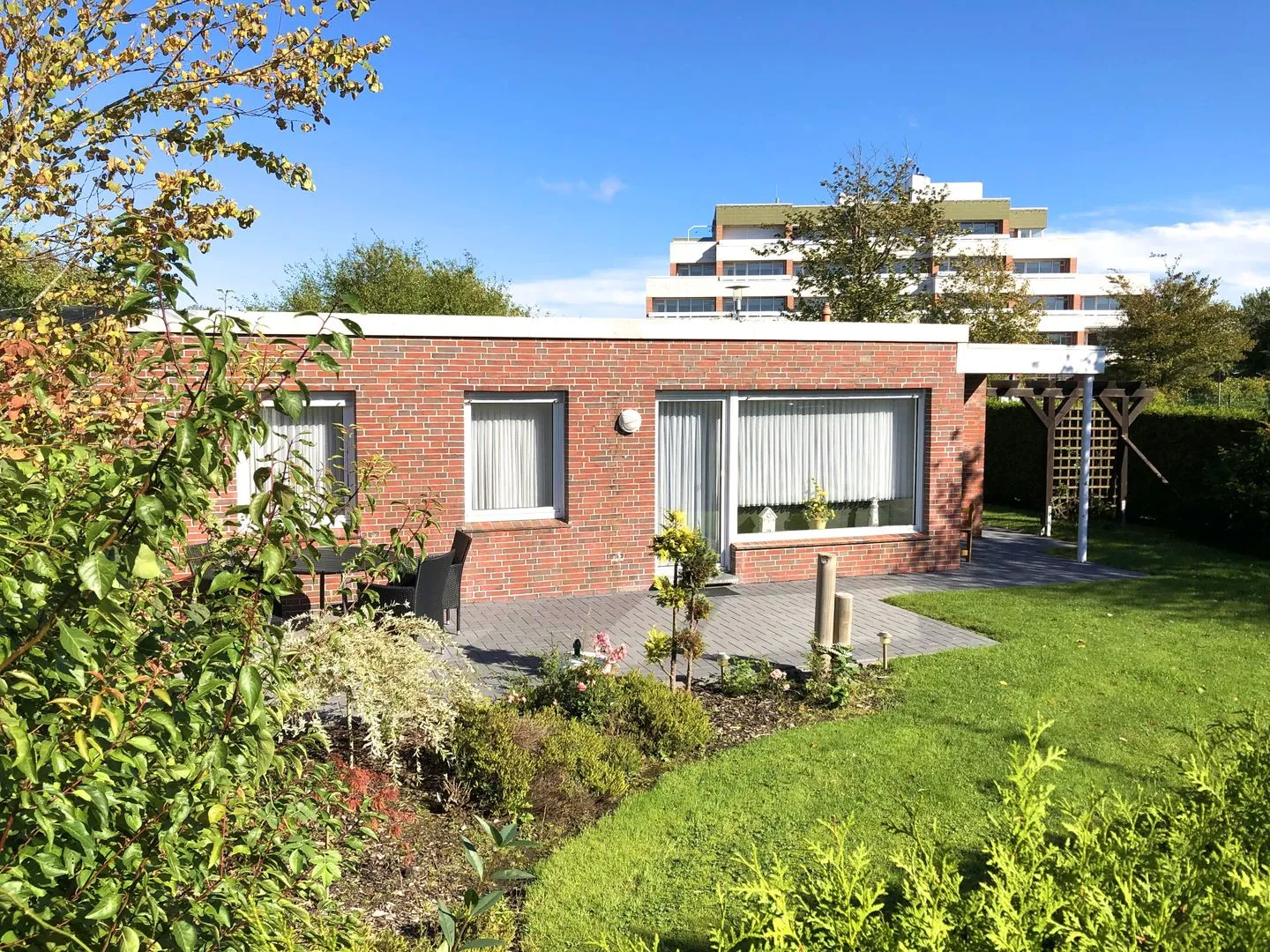 Ferienhaus Seefalkenstr. 29 Norddeich - Garten