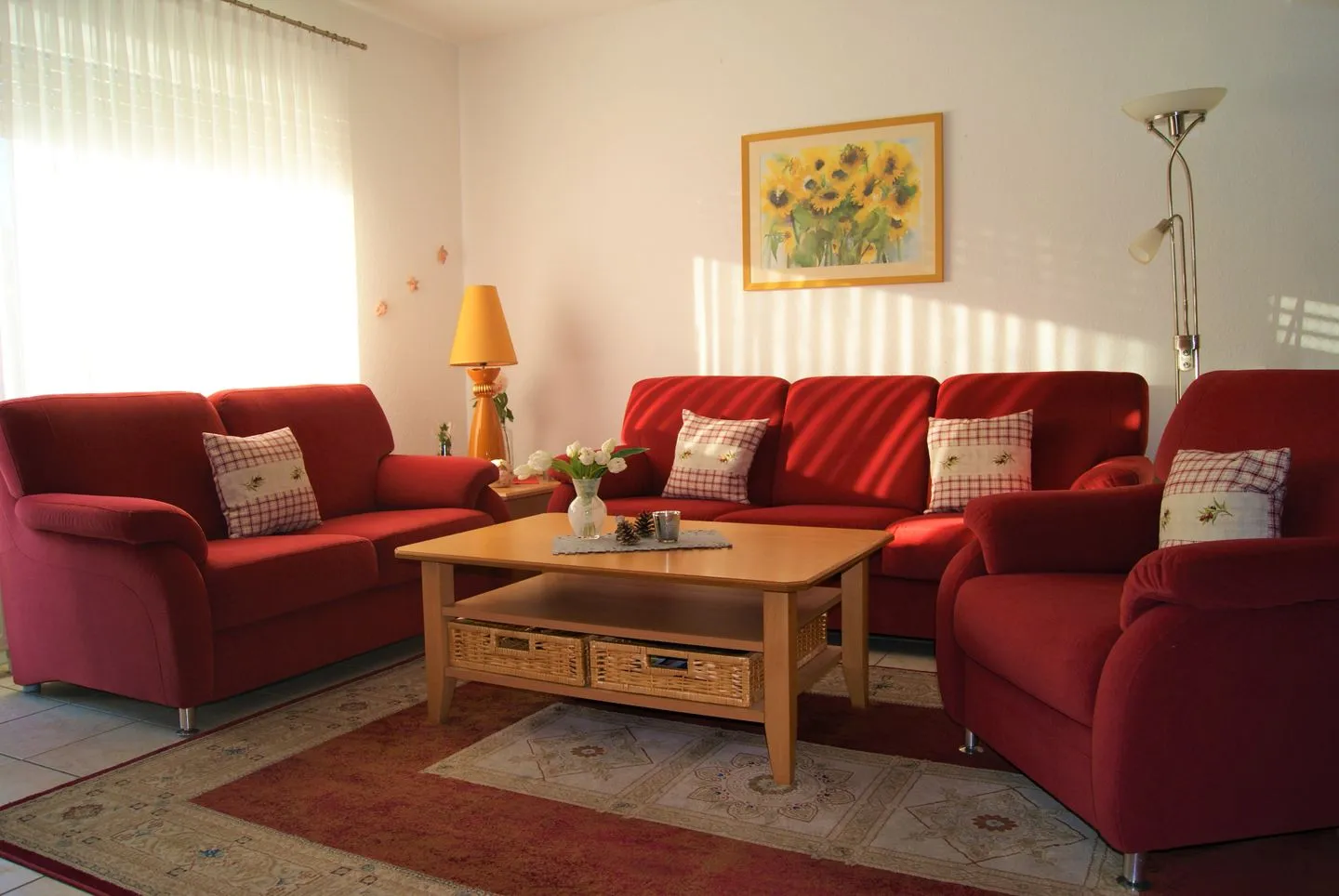Ferienhaus Veldhoen Norddeich - Wohnzimmer