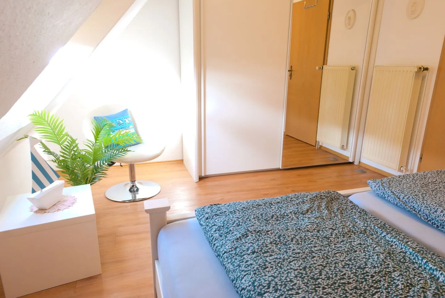 Ferienhaus Veldhoen Norddeich - 1.Schlafzimmer
