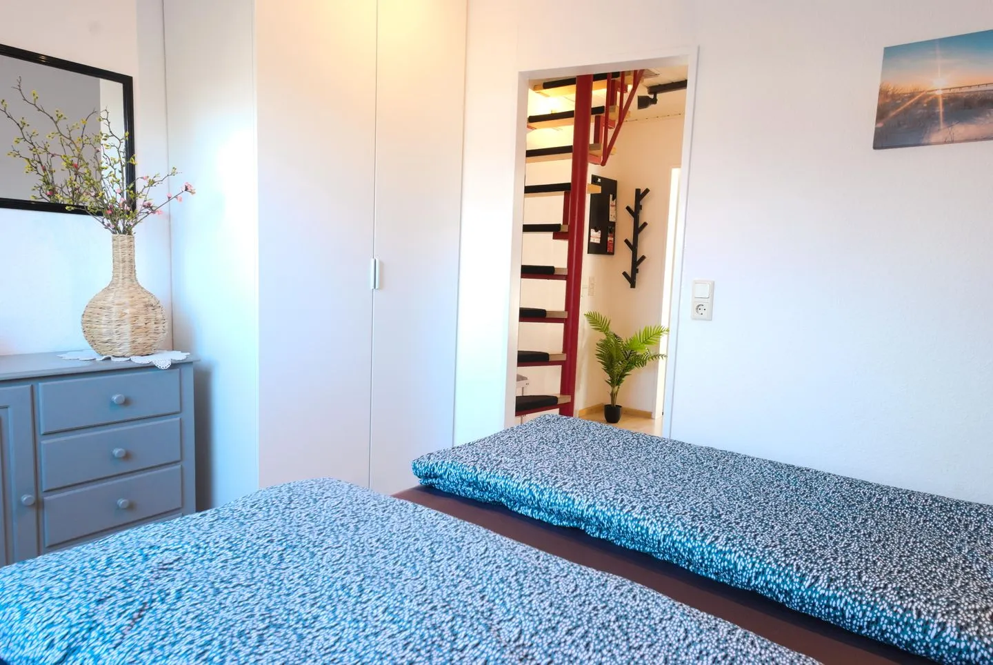 Ferienwohnung de Meev Norddeich - 1.Schlafzimmer