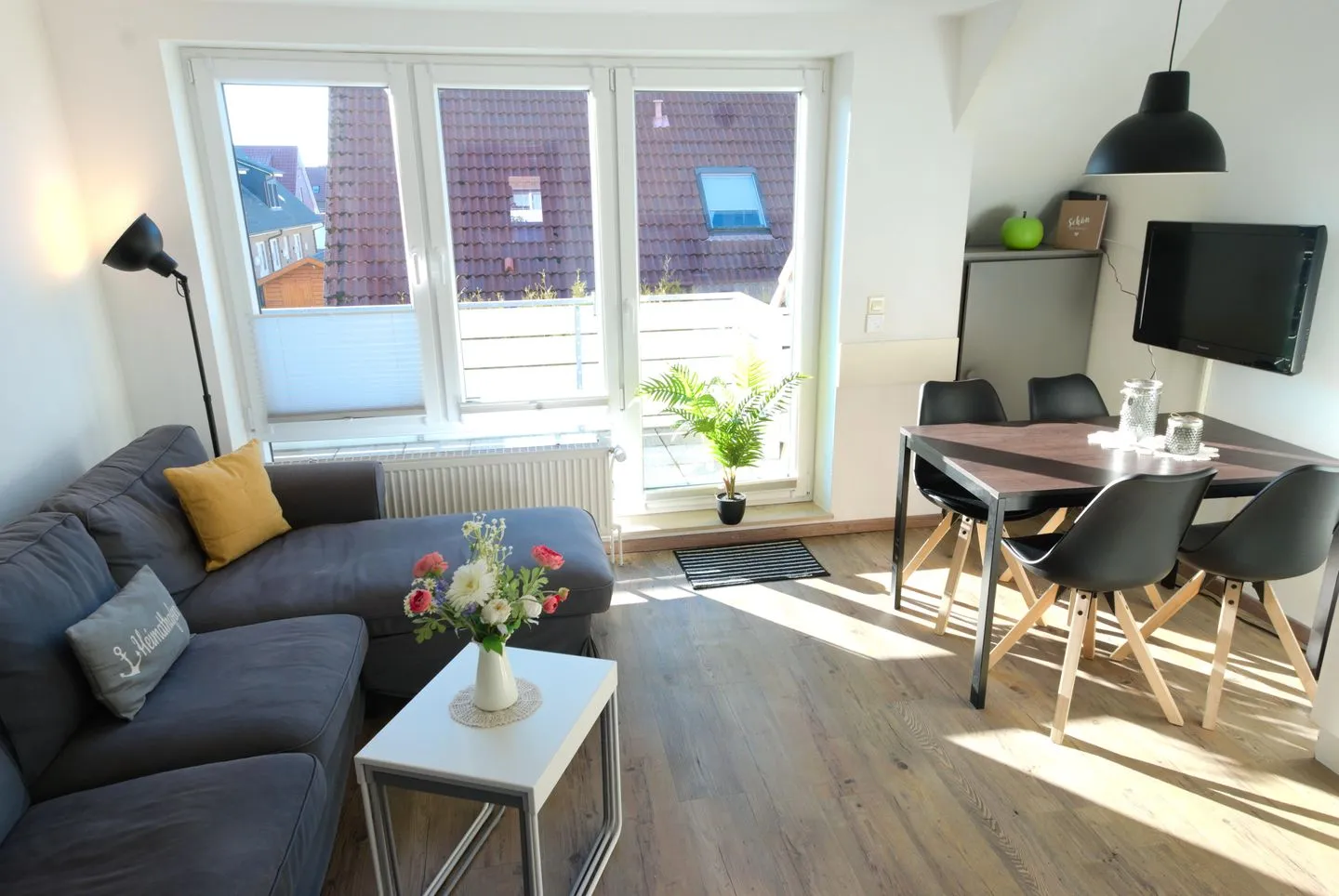 Ferienwohnung de Meev Norddeich - Wohnzimmer