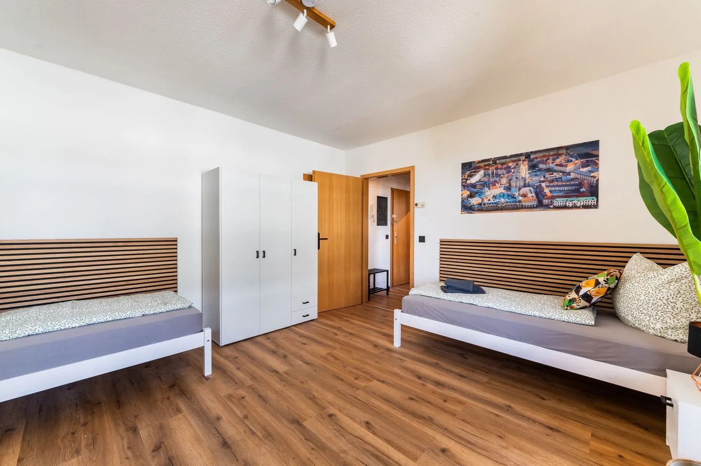 MonteurWohnung*DresdnerBlick* Bannewitz - Schlafzimmer