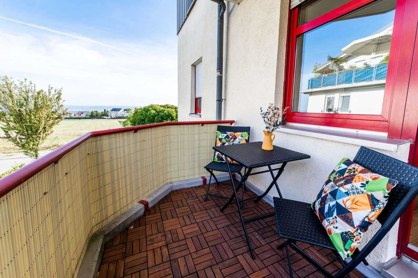 MonteurWohnung*DresdnerBlick* Bannewitz - Balkon