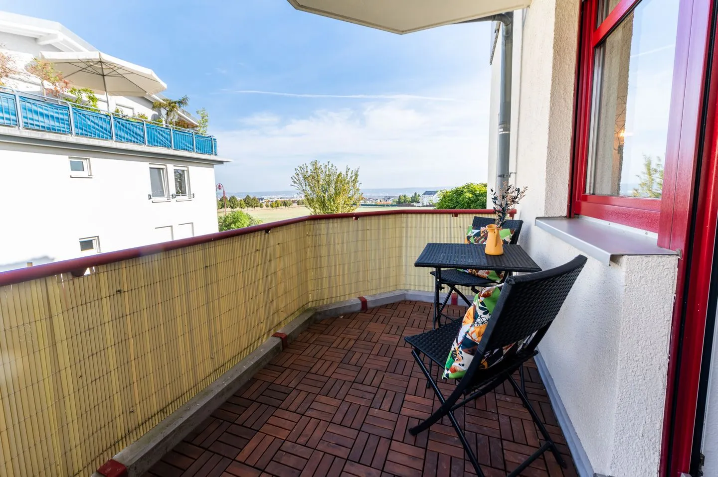 MonteurWohnung*DresdnerBlick* Bannewitz - Balkon